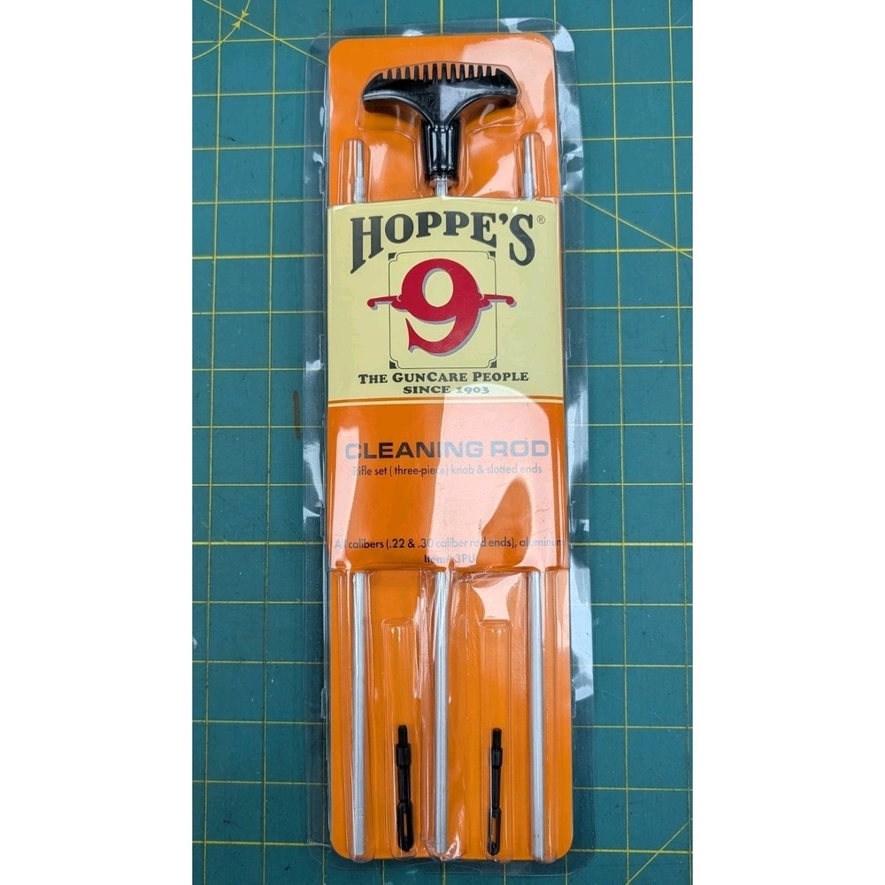 Hoppes Cleaning Rods All Calibers (.22 & .30)‎ Caliber Rod Ends Item #3 PU NEW